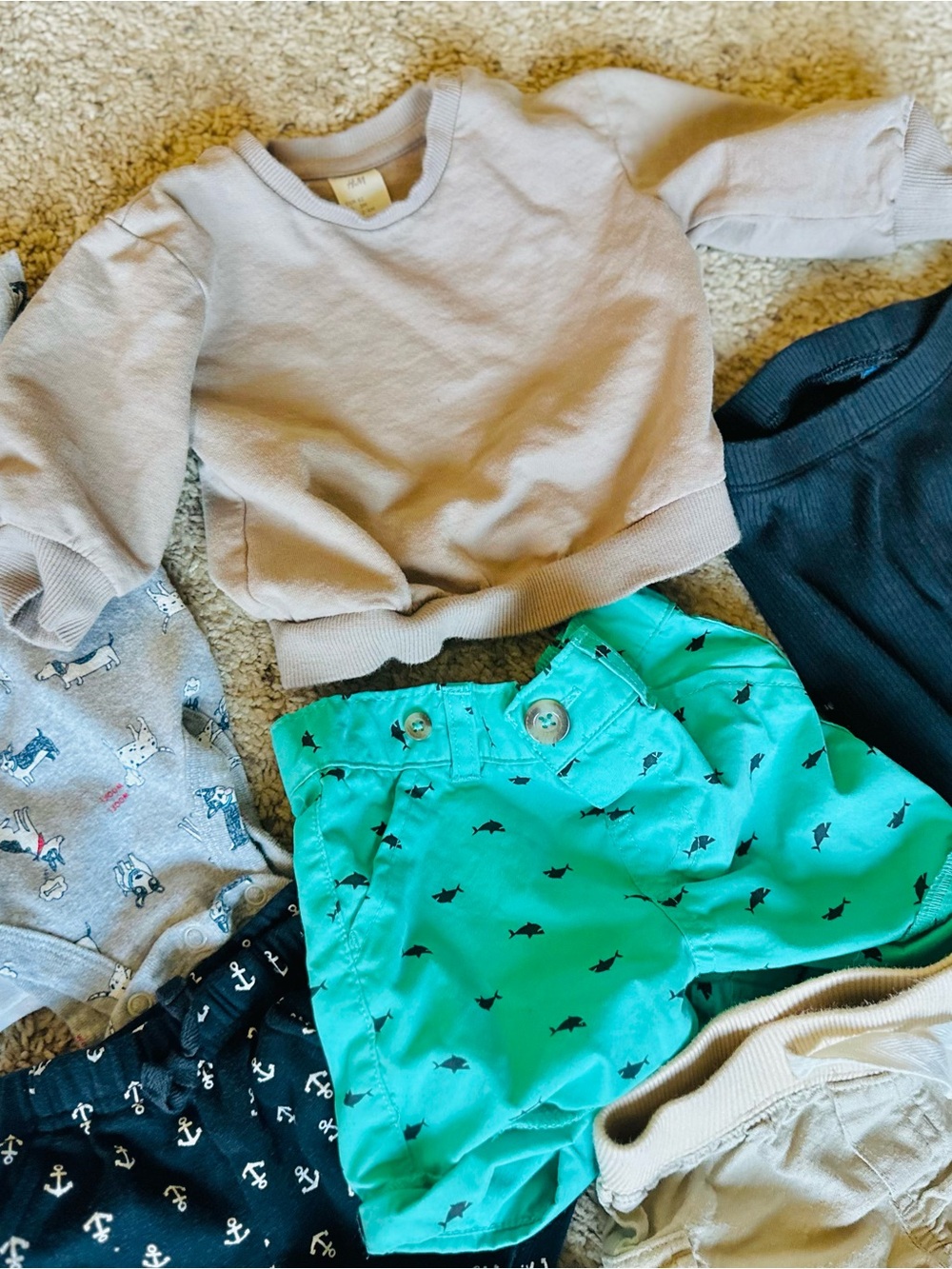 Huge 24 items 3-6 Month Baby Boy Bundle -Including Knitted Sweaters & Swaddle - Picture 7 of 7